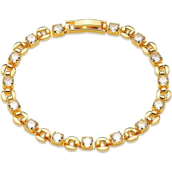 Bracelet for Women 14K Gold Plated Dainty Chain Simple Jewelry Cute Handmade Min - Picture 2 of 5